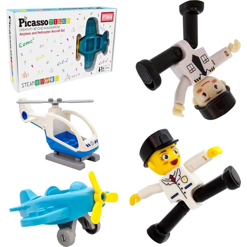 PicassoTiles 15 Piece Character Figure Set PTA15